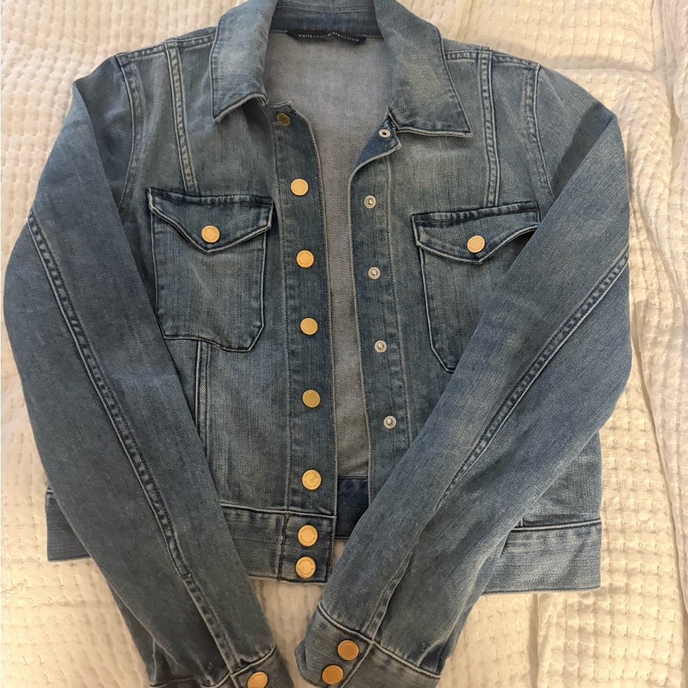 White House Black Market Denim Jacket